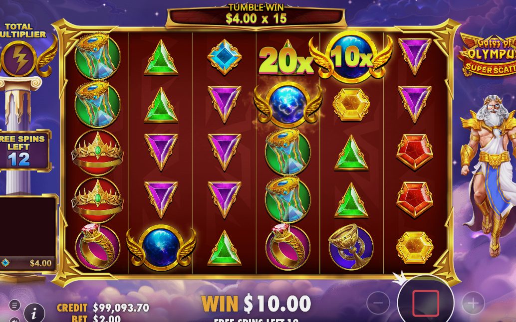 Free spins round on the special reel set