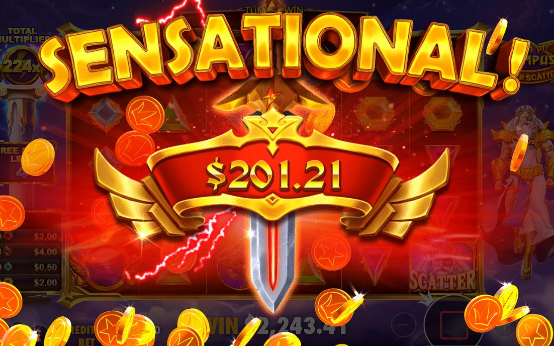 Free Spins counter with the running total multiplier